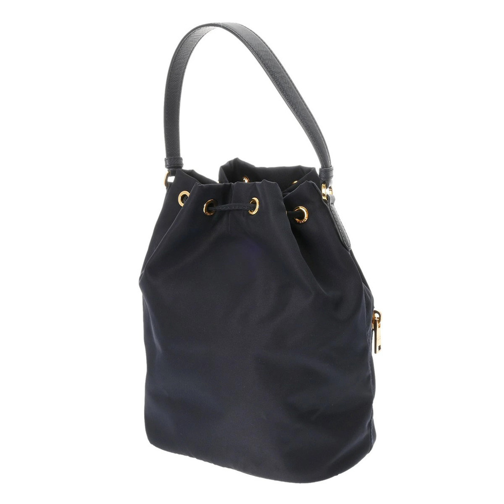 Prada drawstring bag Navy Blue shoulder Blue